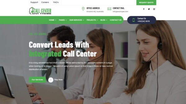 Divi Call Center